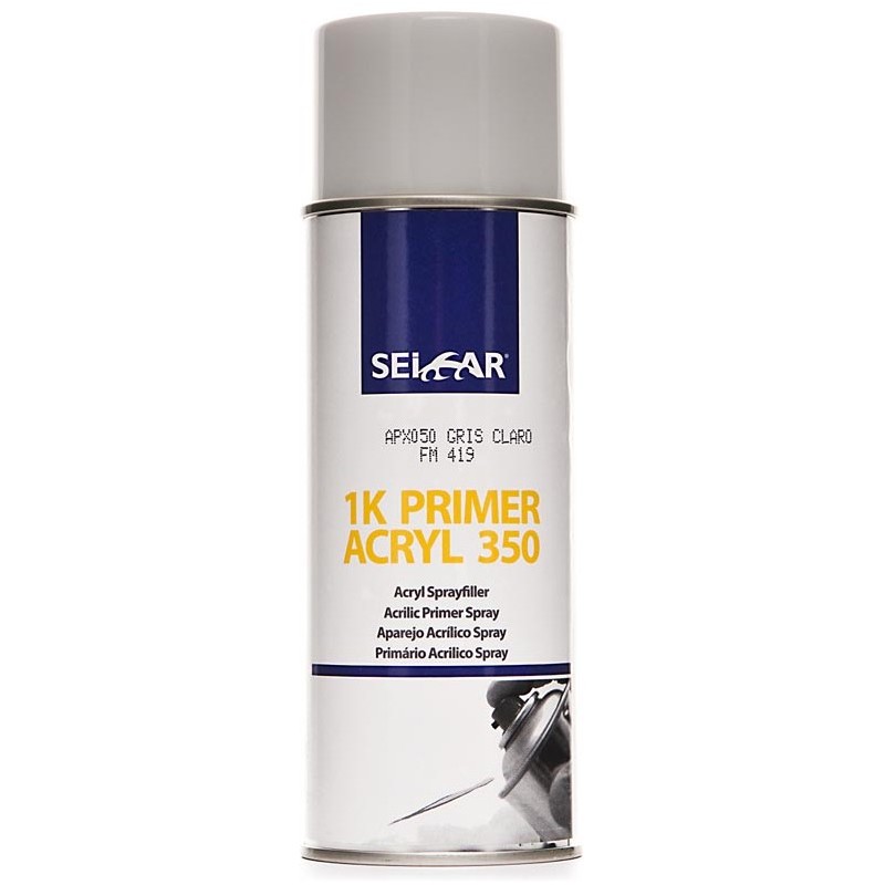 Apprêt 1K Acrylique 350 (aérosol 400ml) - Seicar Apprêt 1K Acrylique 350 (aérosol 400ml) - Seicar