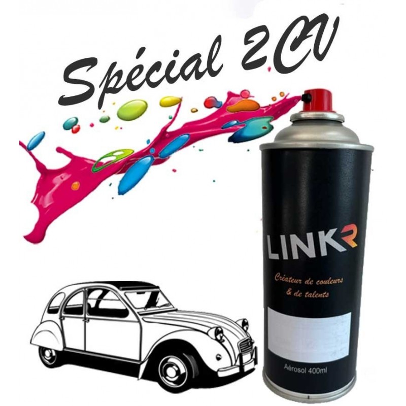 Peinture 2k brillant direct (aérosol 400ml) spécial Citroën 2CV - LinkR fab/aero2k-linkr 1154