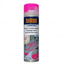 Peinture de marquage ROUGE NEON (aérosol 500ml) - Belton