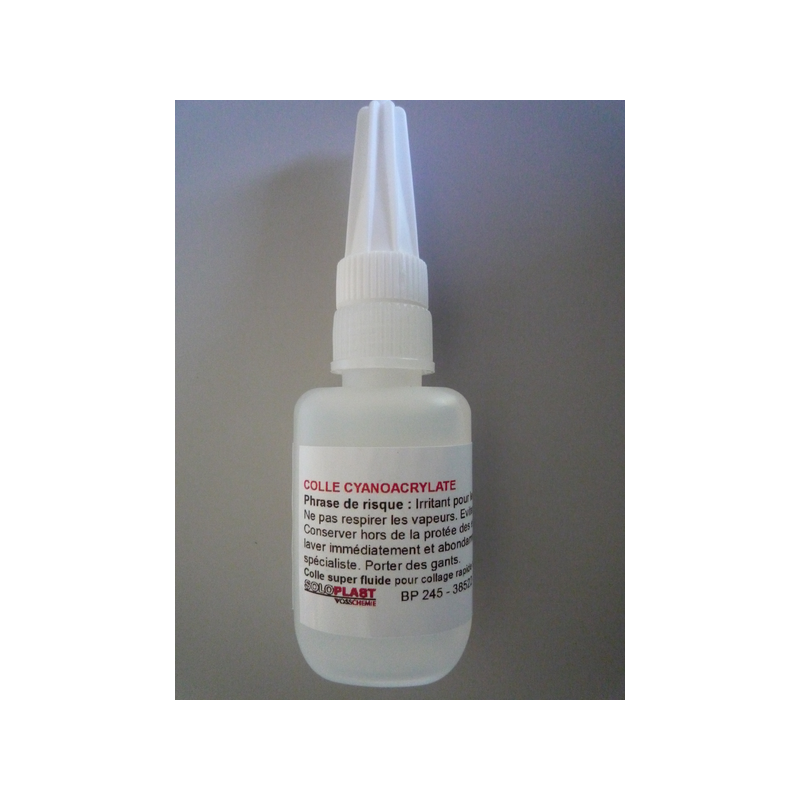 Colle cyanoacrylate (flacon 20ml) - Soloplast - Peindresavoiture
