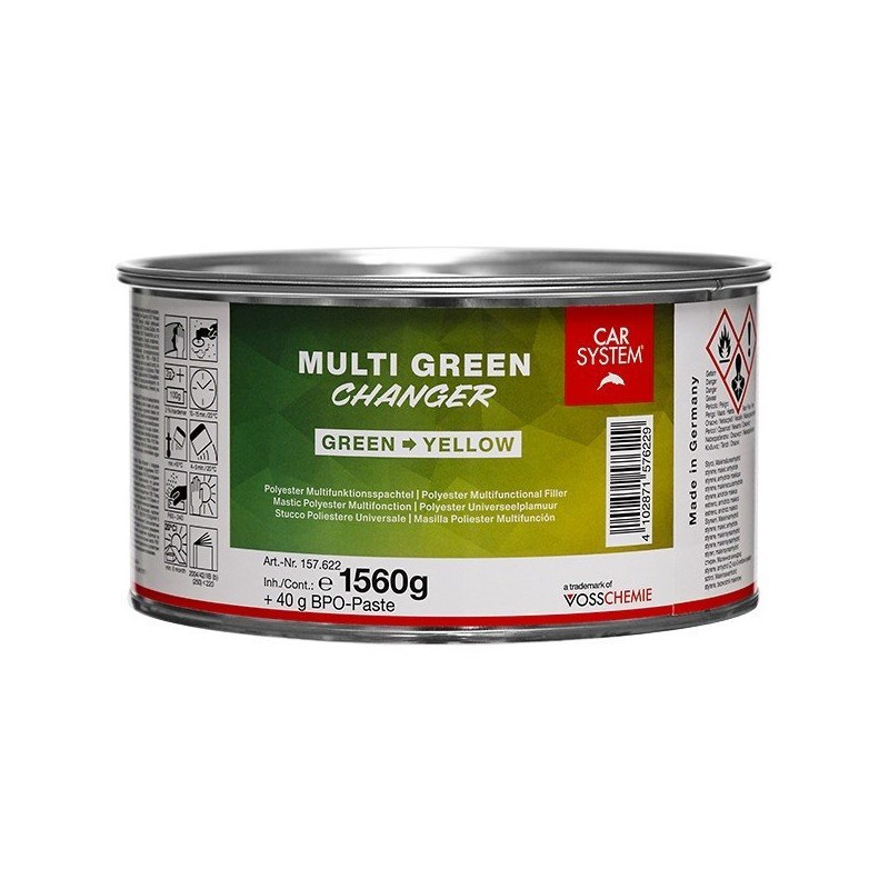 Mastic Multi Green Changer (boite 1.6Kg avec durcisseur) - Car System 157622 1247