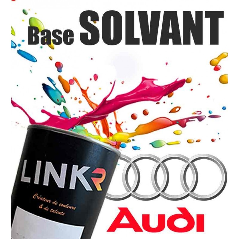 Peinture Audi en pot (base solvantée à revernir) - LinkR - 1