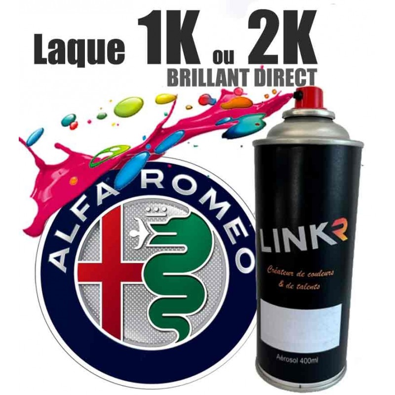 Peinture Alfa Roméo en aérosol 400ml (brillant direct) - LinkR - 1