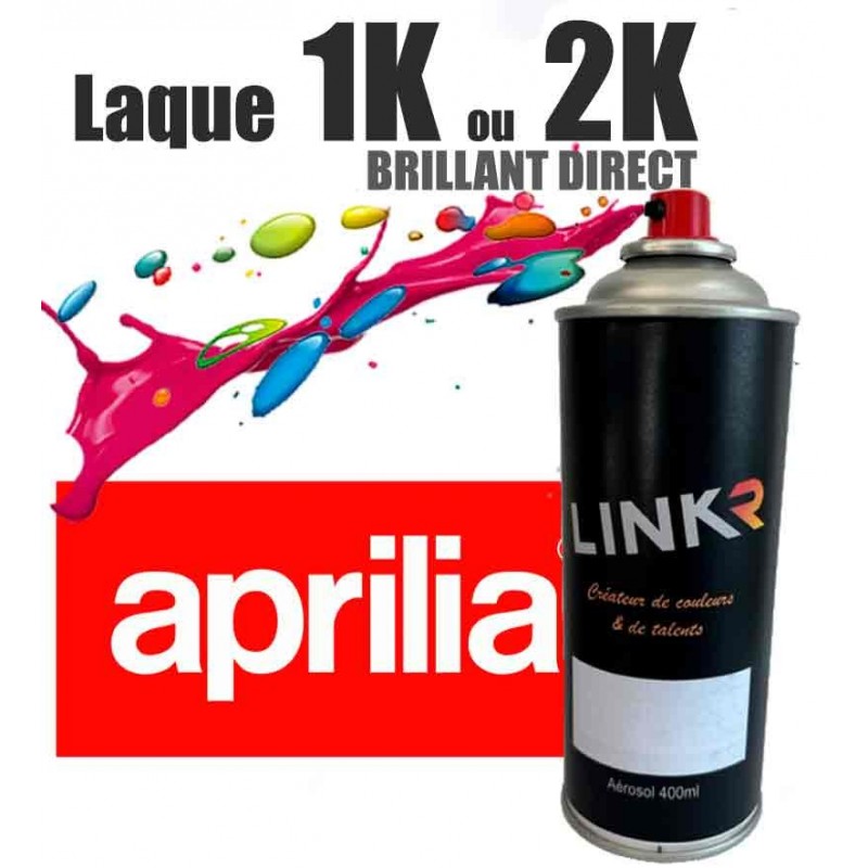 Peinture Aprilia en aérosol 400ml (brillant direct) - LinkR - 1