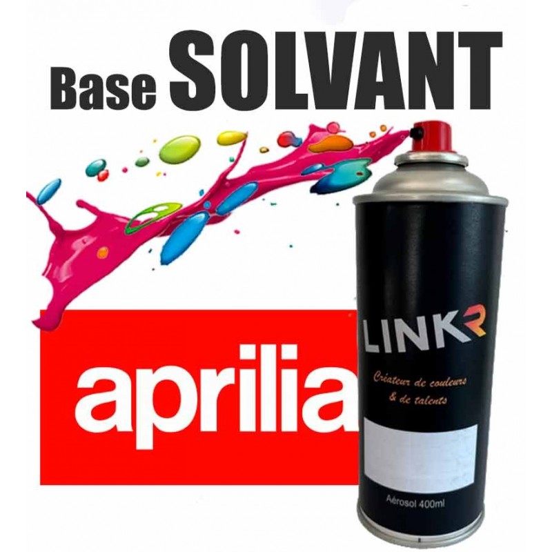 Peinture Aprilia en aérosol 400ml (solvantée à revernir) - LinkR - 1