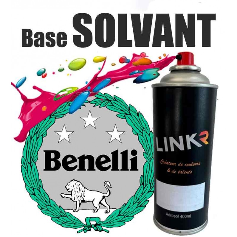 Peinture Benelli en aérosol 400ml (solvantée à revernir) - LinkR - 1