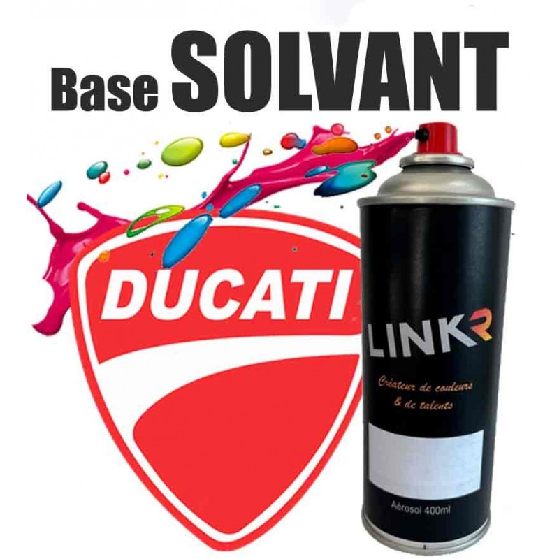 Peinture Ducati en aérosol 400ml (solvantée à revernir) - LinkR - 1