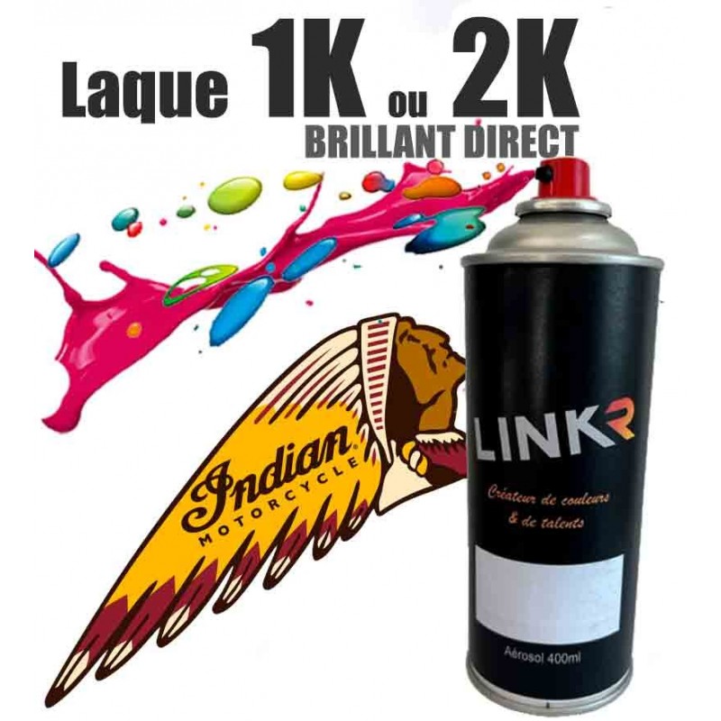Peinture Indian en aérosol 400ml (brillant direct) - LinkR - 1