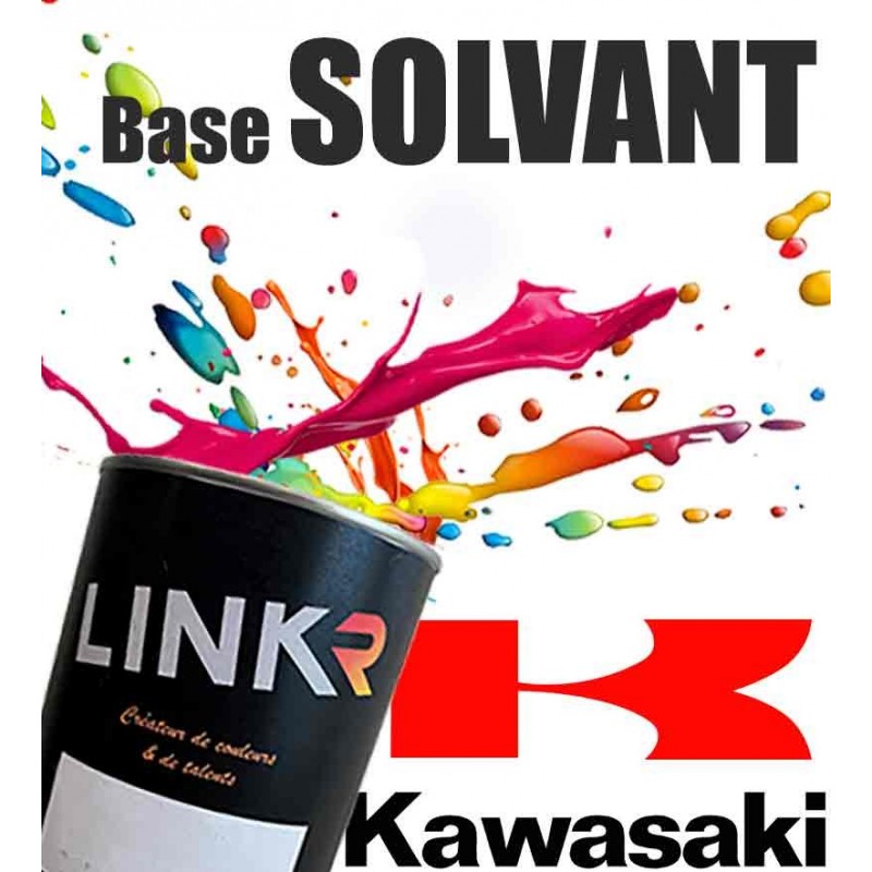 Peinture Kawasaki en pot (base solvantée à revernir) - LinkR - 1