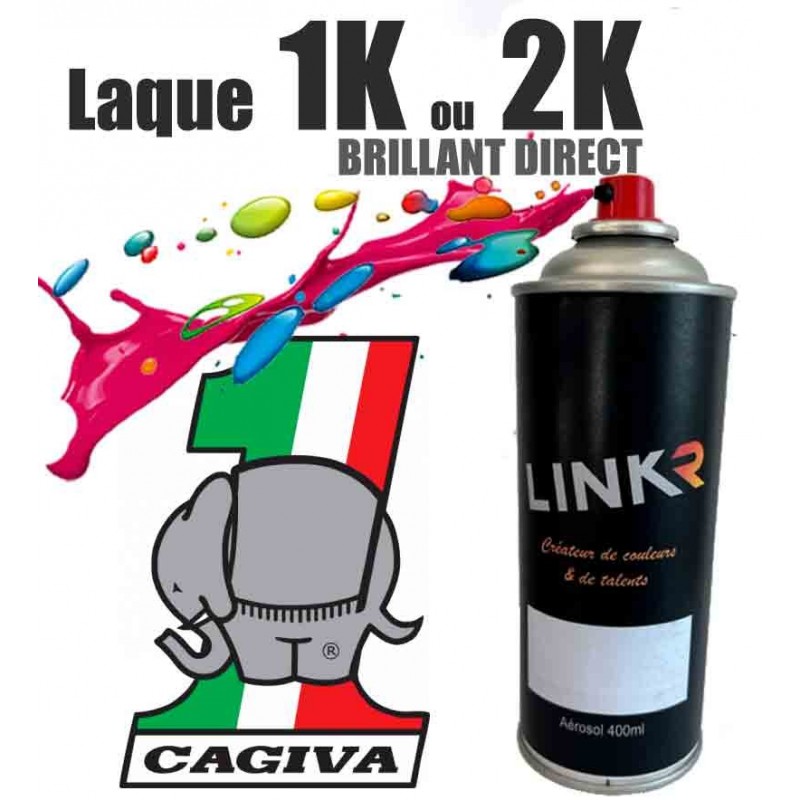 Peinture Cagiva en aérosol 400ml (brillant direct) - LinkR - 1