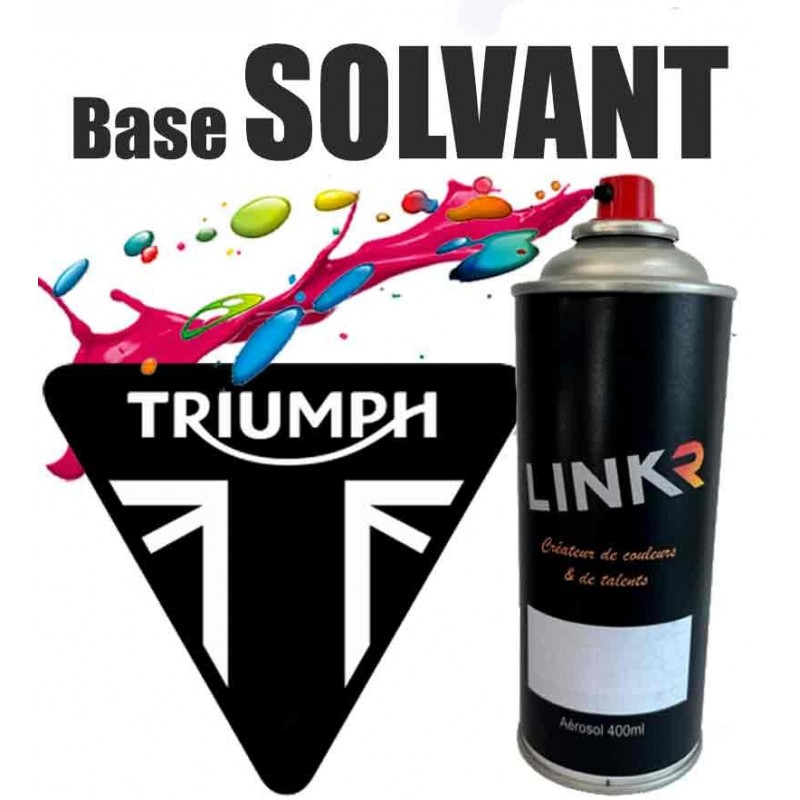 Peinture Triumph Motorcycles en aérosol 400ml (solvantée à revernir) - LinkR - 1