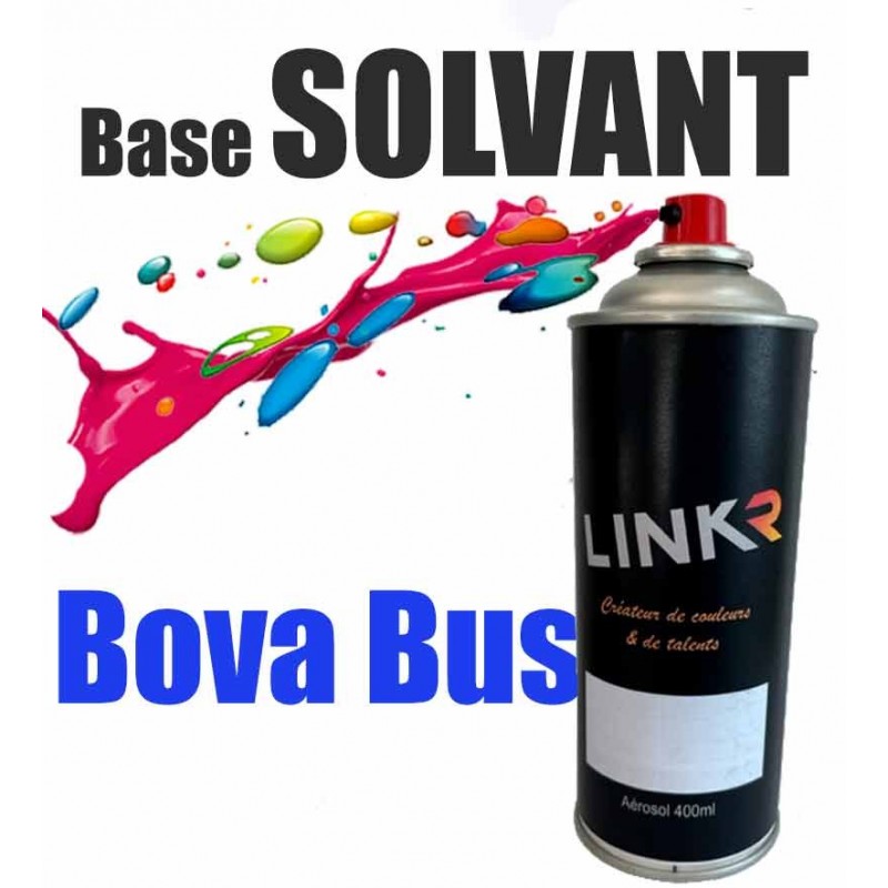 Peinture Bova Bus en aérosol 400ml (solvantée à revernir) - LinkR - 1