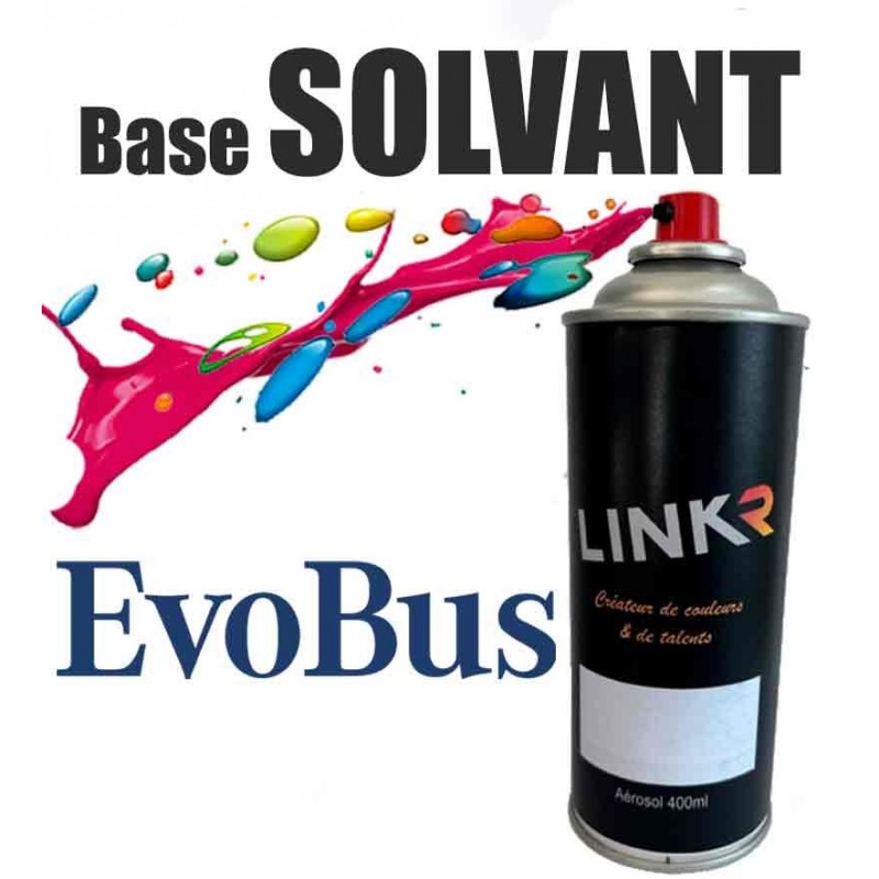 Peinture Evobus en aérosol 400ml (solvantée à revernir) - LinkR - 1