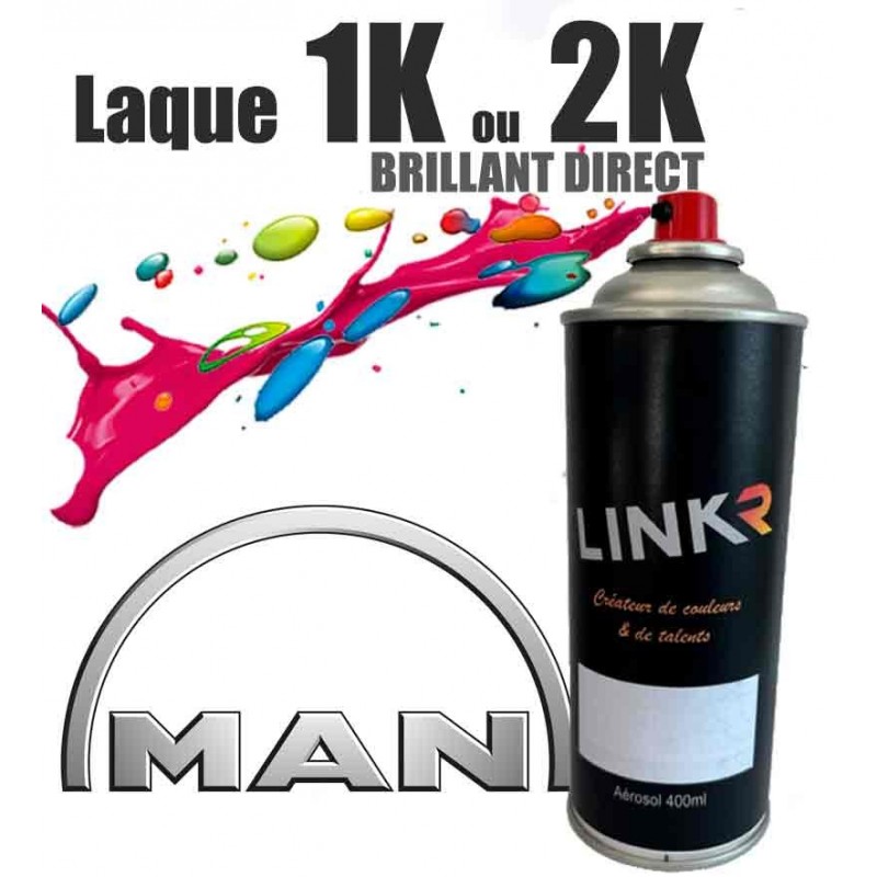 Peinture MAN en aérosol 400ml (brillant direct) - LinkR - 1