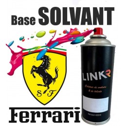 Peinture Ferrari en aérosol 400ml (solvantée à revernir) - LinkR - 1