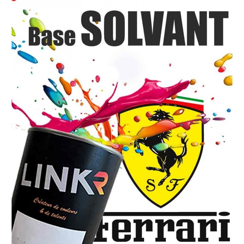 Peinture Ferrari en pot (base solvantée à revernir) - LinkR - 1