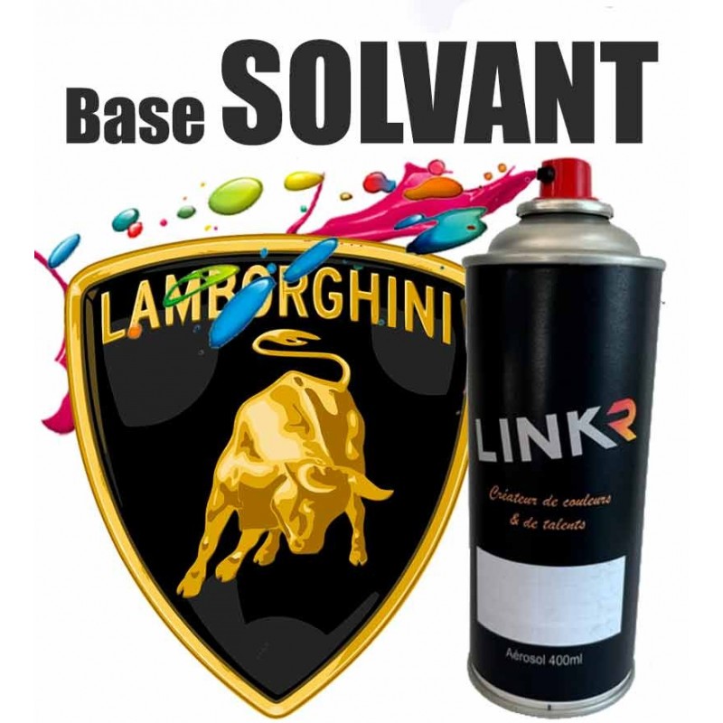 Peinture Lamborghini en aérosol 400ml (solvantée à revernir) - LinkR - 1
