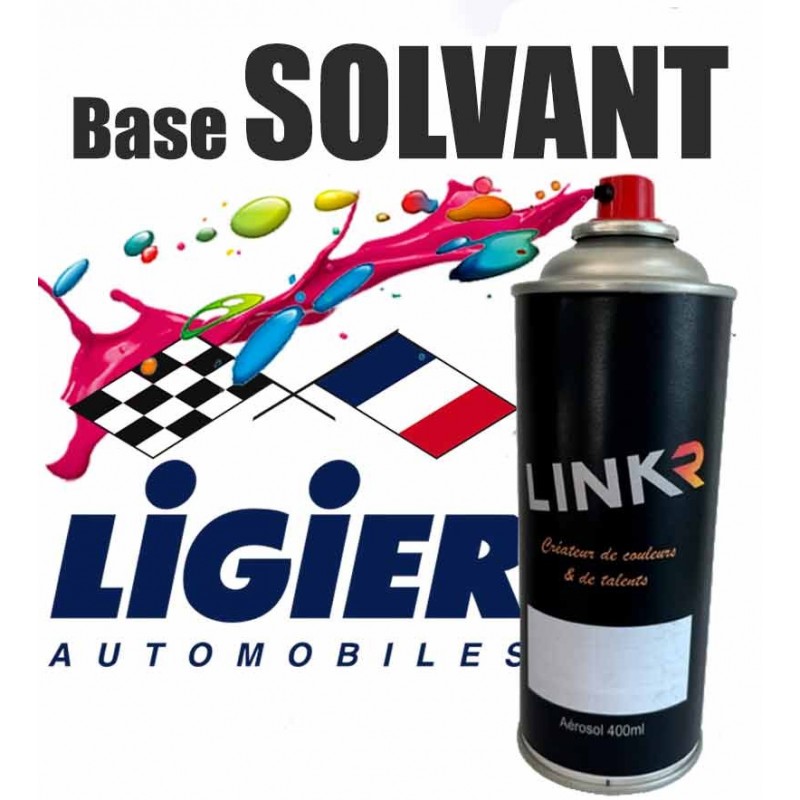 Peinture Ligier en aérosol 400ml (solvantée à revernir) - LinkR - 1