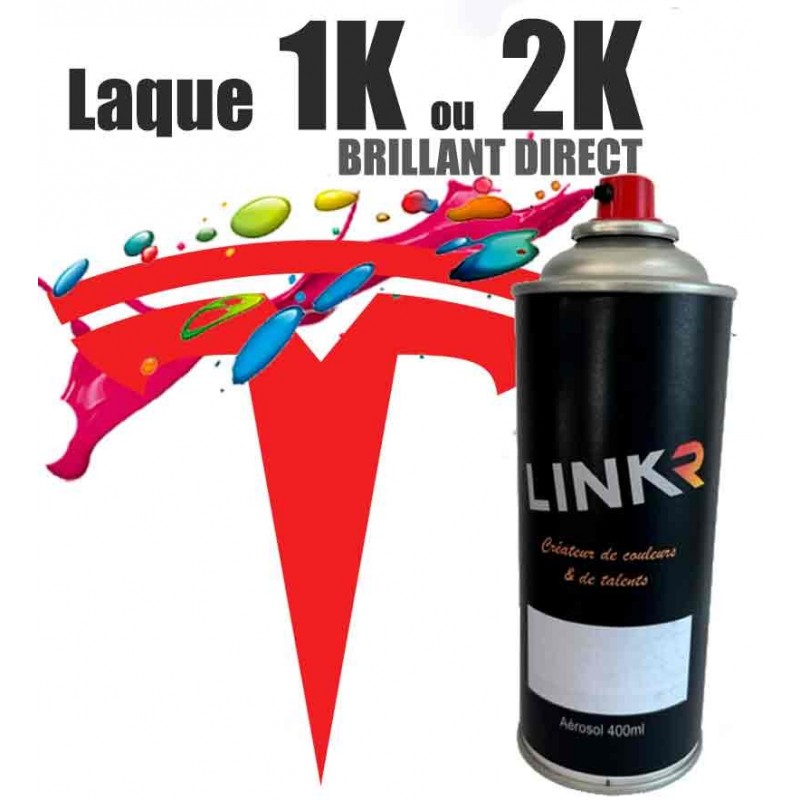 Peinture Tesla en aérosol 400ml (brillant direct) - LinkR - 1