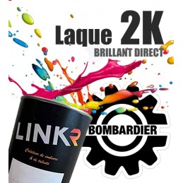 Peinture Bombardier en pot (brillant direct 2k) - LinkR - 1