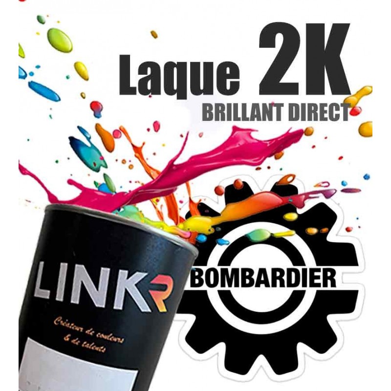 Peinture Bombardier en pot (brillant direct 2k) - LinkR - 1