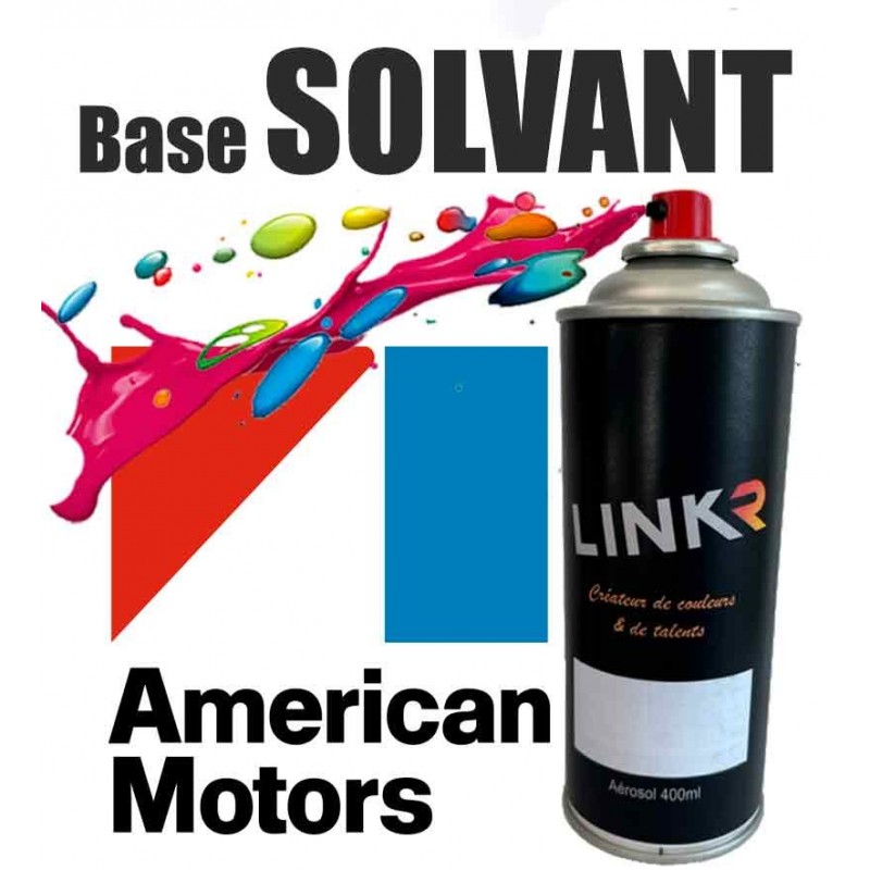 Peinture American Motors en aérosol 400ml (solvantée à revernir) - LinkR - 1
