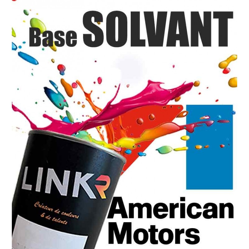 Peinture American Motors en pot (base solvantée à revernir) - LinkR - 1
