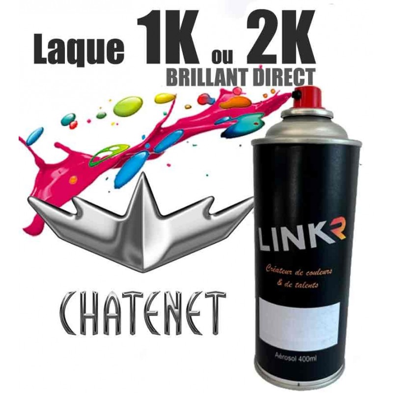 Peinture Chatenet en aérosol 400ml (brillant direct) - LinkR - 1