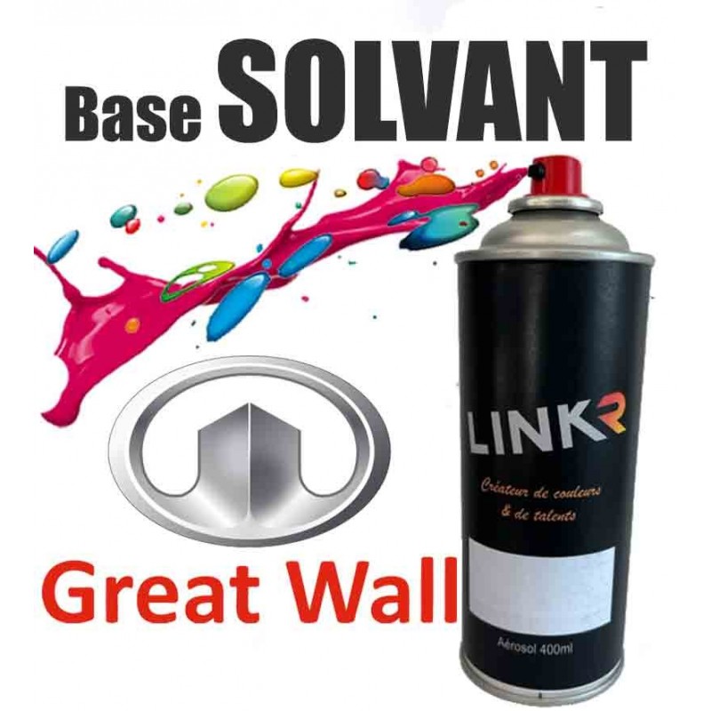 Peinture Greatwall en aérosol 400ml (solvantée à revernir) - LinkR - 1