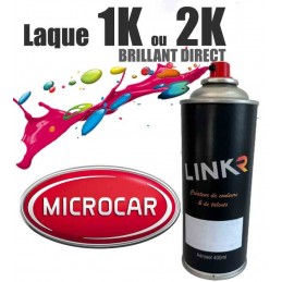 Peinture Microcars en aérosol 400ml (brillant direct) - LinkR - 1