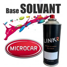Peinture Microcars en aérosol 400ml (solvantée à revernir) - LinkR - 1