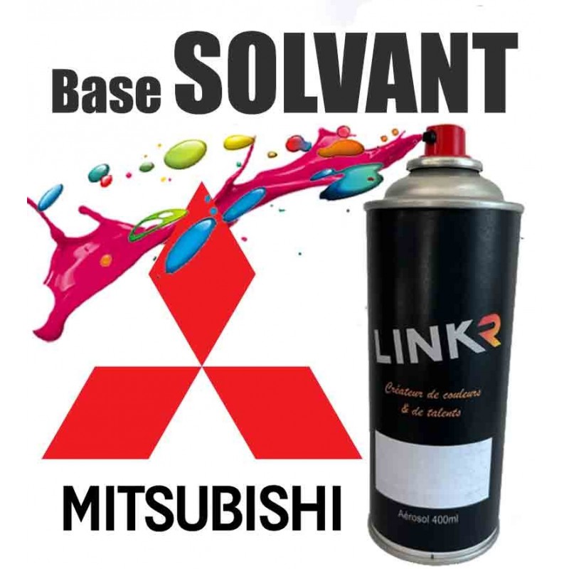 Peinture Mitsubishi en aérosol 400ml (solvantée à revernir) - LinkR - 1
