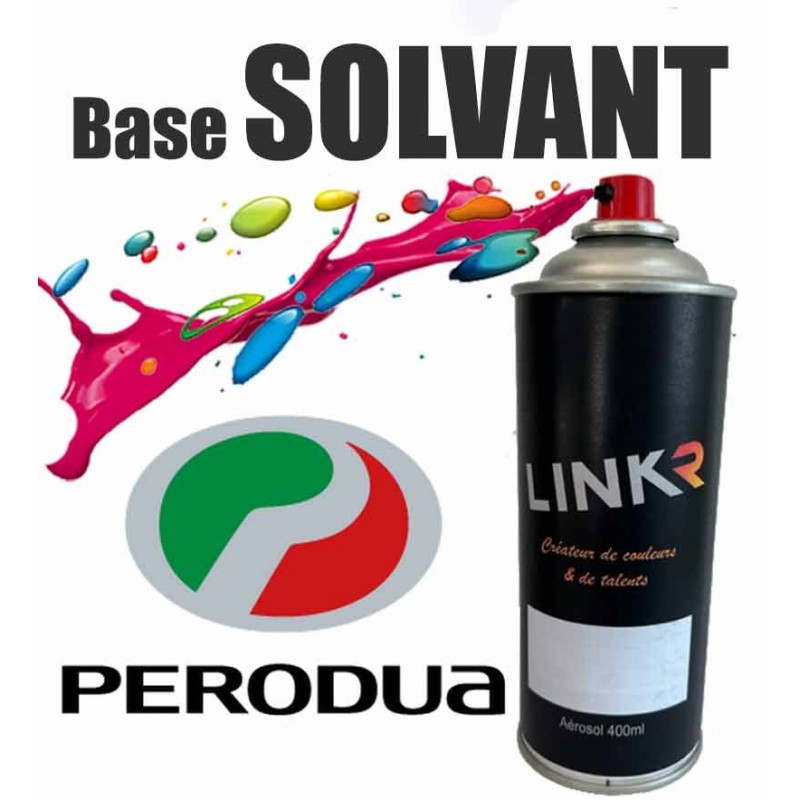 Peinture Perodua en aérosol 400ml (solvantée à revernir) - LinkR - 1