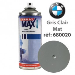 Peinture BMW (gris clair mat) - accessoires plastiques (aérosol 400ml) - Spraymax - 1