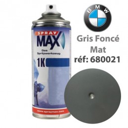Peinture BMW (gris foncé mat) - accessoires plastiques (aérosol 400ml) - Spraymax - 1