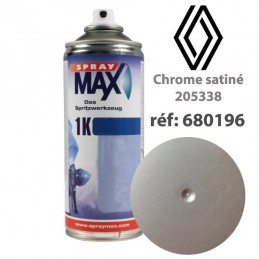 Peinture Renault 205338 (chrome satiné) - accessoires plastiques (aérosol 400ml) - Spraymax - 1