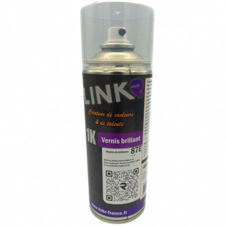Vernis brillant 1k (aérosol 400ml) - LinkR - 1