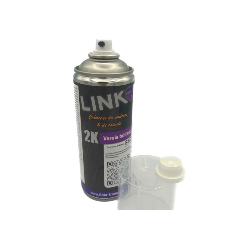Vernis brillant 2k (aérosol 400ml) - LinkR - 1