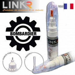 Stylo retouche peinture Bombardier (20ml double applicateur) - LinkR - 1