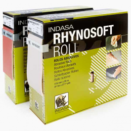 Rouleau abrasif mousse (115mm x 25m) Rhynosoft Roll - Indasa