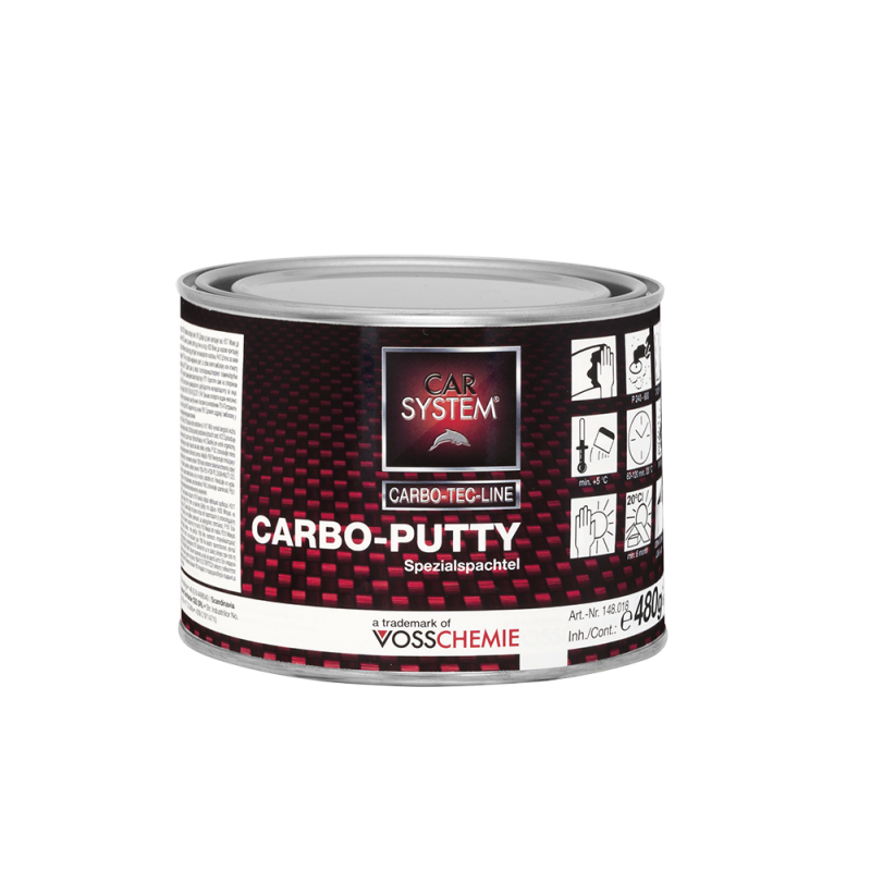 Mastic transparent pour carbone "Carbo Putty" (Boite 600gr) - Car System 148018 913