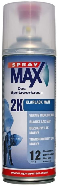 Vernis mat 2k (aérosol 400ml) - Spraymax - Peindresavoiture