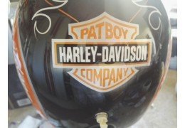 Casque Harley type paintstriping par stéphane G.